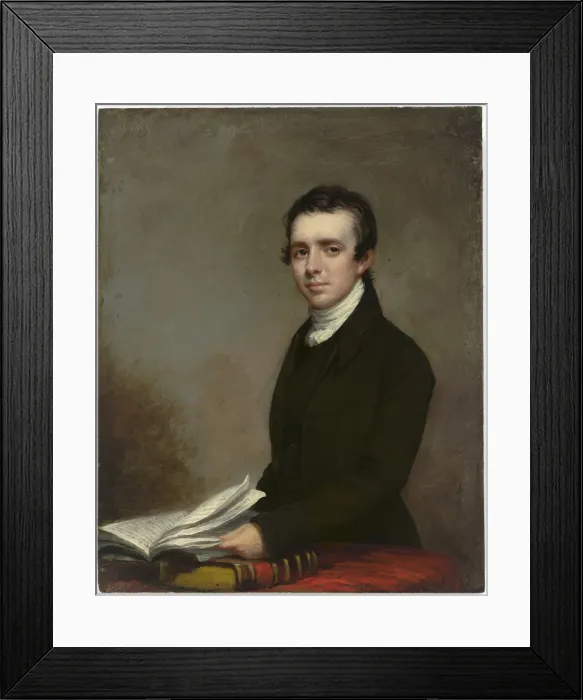 Framed Print : John Summerfield, c. 1821-1825. Creator: William Jewett Framed Print : John Summerfield, c. 1821-1825. Creator: William Jewett