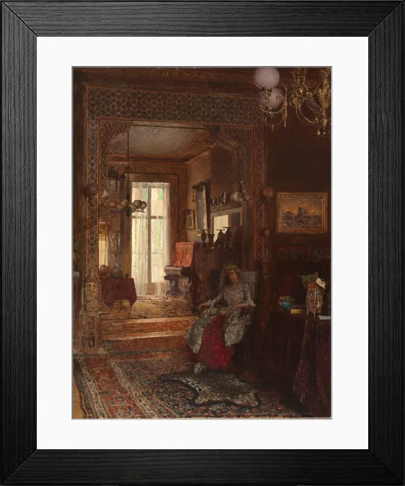 Framed Print : De Forest Interior, 1878. Creator: Walter L. Palmer Framed Print : De Forest Interior, 1878. Creator: Walter L. Palmer