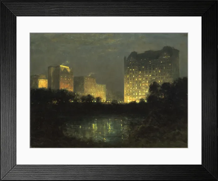 Framed Print : The Plaza, ca. 1907-1911. Creator: William R. Derrick Framed Print : The Plaza, ca. 1907-1911. Creator: William R. Derrick