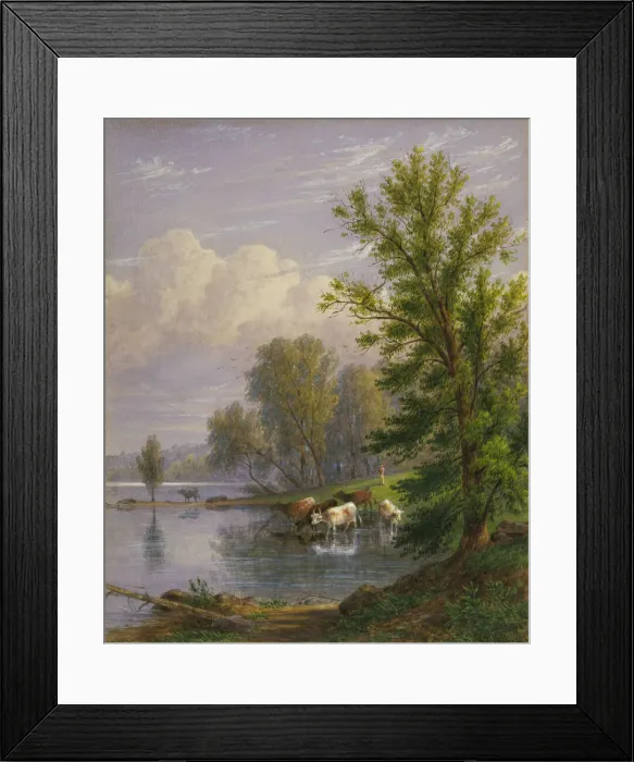 Framed Print : Untitled, 1874. Creator: William Rickarby Miller Framed Print : Untitled, 1874. Creator: William Rickarby Miller