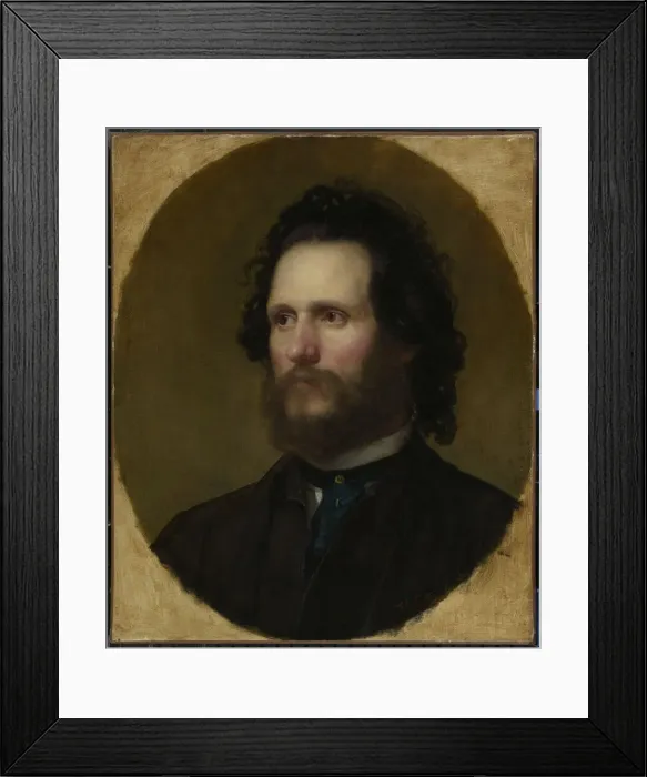 Framed Print : Unidentified Man, mid-late 19th century. Creator: Thomas Le Clear Framed Print : Unidentified Man, mid-late 19th century. Creator: Thomas Le Clear