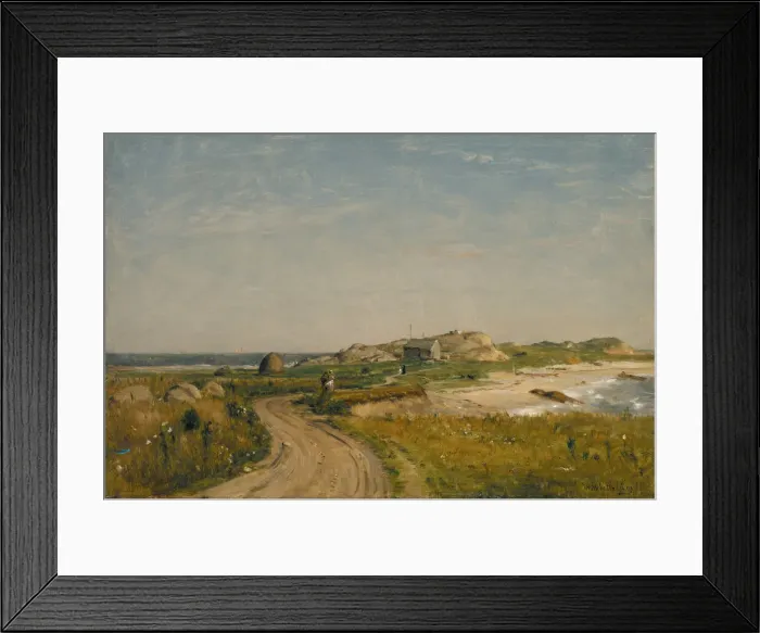 Framed Print : Seconnet Point, Rhode Island, ca. 1880. Creator: Worthington Whittredge Framed Print : Seconnet Point, Rhode Island, ca. 1880. Creator: Worthington Whittredge