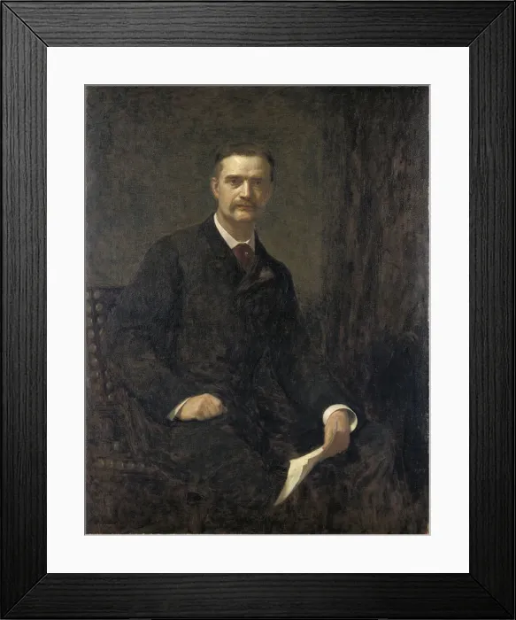 Framed Print : William T. Evans, 1889. Creator: Wyatt Eaton Framed Print : William T. Evans, 1889. Creator: Wyatt Eaton