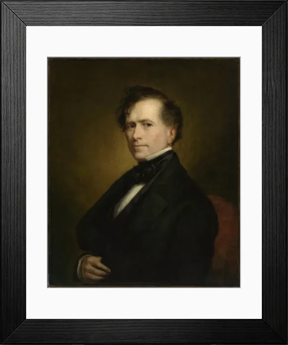 Framed Print : Franklin Pierce, November 1852. Creator: George Peter Alexander Healy Framed Print : Franklin Pierce, November 1852. Creator: George Peter Alexander Healy