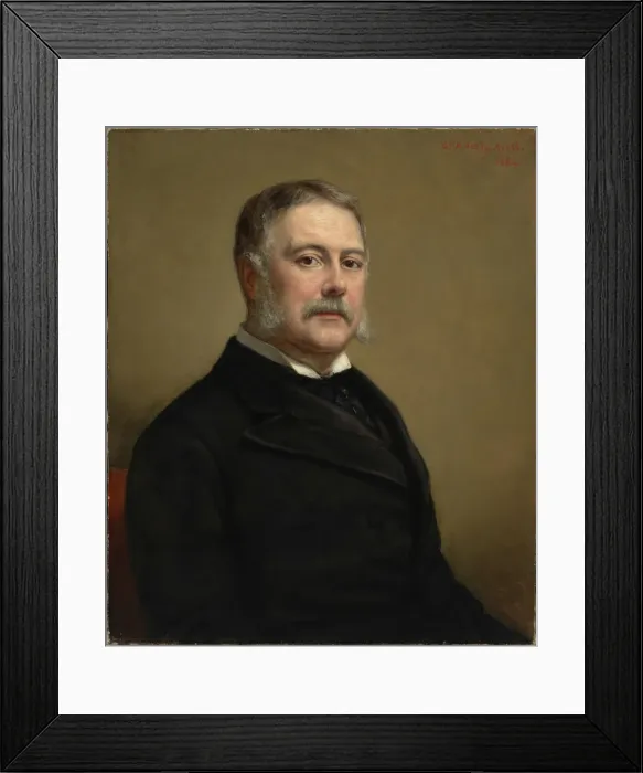Framed Print : Chester Alan Arthur, April 1884. Creator: George Peter Alexander Healy Framed Print : Chester Alan Arthur, April 1884. Creator: George Peter Alexander Healy