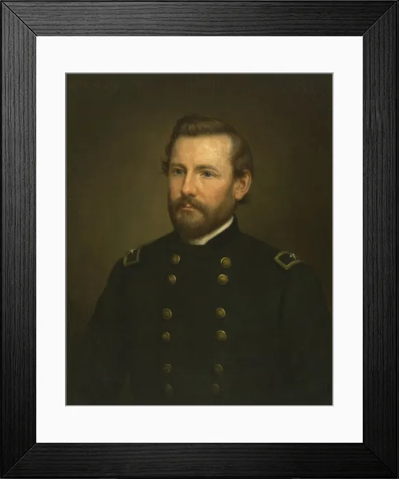 Framed Print : Albert James Myer, 1876. Creator: George Peter Alexander Healy Framed Print : Albert James Myer, 1876. Creator: George Peter Alexander Healy