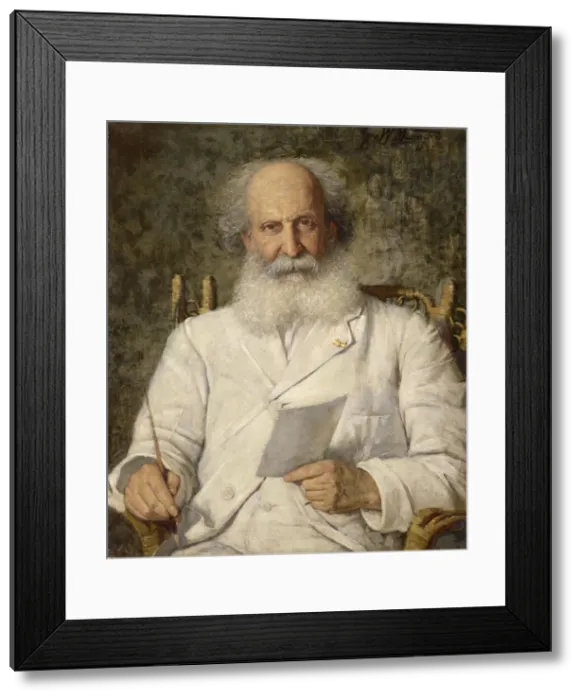 Framed Print : Edward Maynard, 1881. Creator: George Willoughby Maynard Framed Print : Edward Maynard, 1881. Creator: George Willoughby Maynard