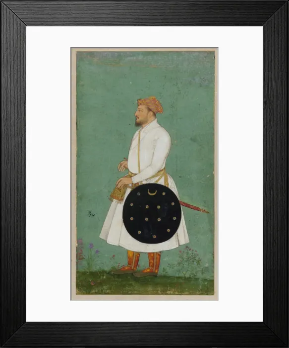 Framed Print : Portrait of Asalat Khan, ca. 1645. Creator: Unknown Framed Print : Portrait of Asalat Khan, ca. 1645. Creator: Unknown