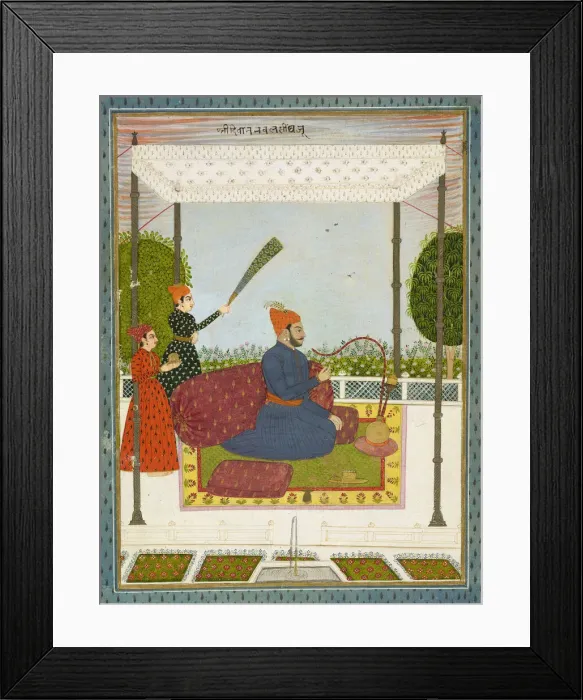 Framed Print : Diwan Nawal Singh, Prime Minister of Datia, ca. 1750. Creator: Unknown Framed Print : Diwan Nawal Singh, Prime Minister of Datia, ca. 1750. Creator: Unknown