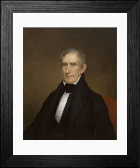 Framed Print : William Henry Harrison, 1840. Creator: Albert Gallatin Hoit Framed Print : William Henry Harrison, 1840. Creator: Albert Gallatin Hoit