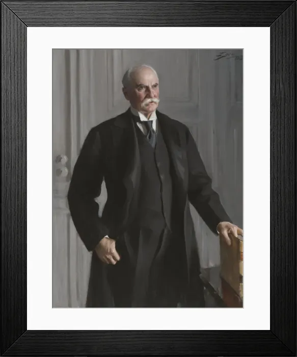 Framed Print : Nelson Wilmarth Aldrich, 1913. Creator: Anders Leonard Zorn Framed Print : Nelson Wilmarth Aldrich, 1913. Creator: Anders Leonard Zorn