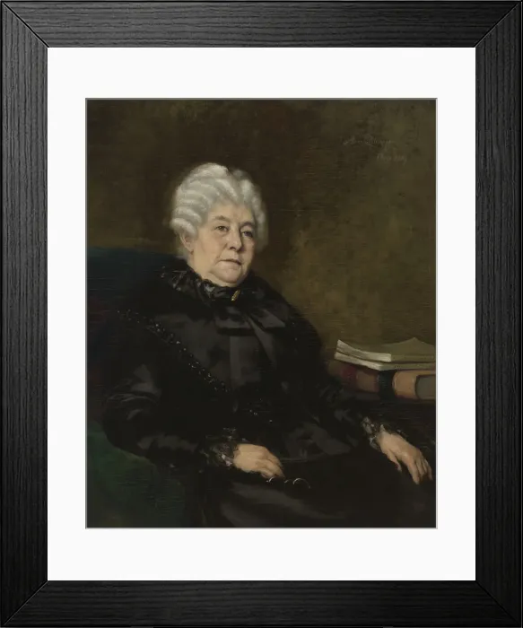 Framed Print : Elizabeth Cady Stanton, 1889. Creator: Anna Elizabeth Klumpke Framed Print : Elizabeth Cady Stanton, 1889. Creator: Anna Elizabeth Klumpke