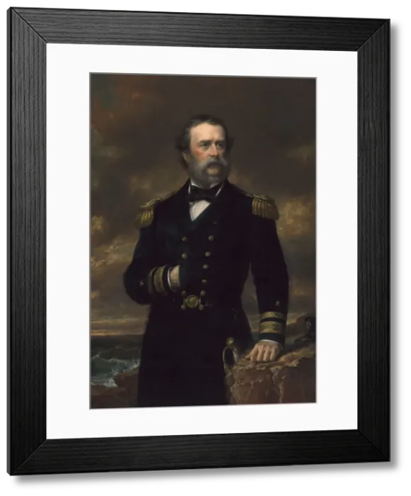 Framed Print : Samuel Francis Du Pont, 1867-1868. Creator: Daniel Huntington Framed Print : Samuel Francis Du Pont, 1867-1868. Creator: Daniel Huntington