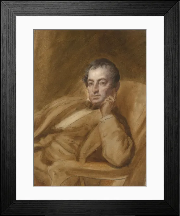 Framed Print : Washington Irving, c. 1840. Creator: Daniel Huntington Framed Print : Washington Irving, c. 1840. Creator: Daniel Huntington