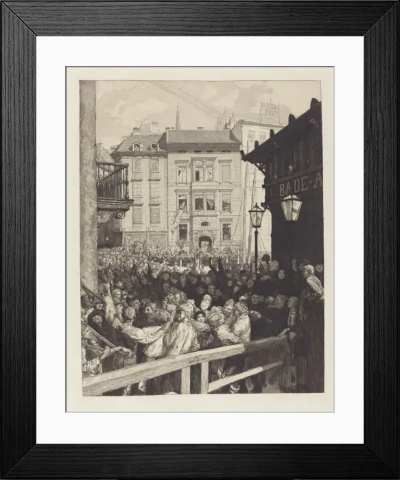 Framed Print : Marztage I (March Days I), 1883. Creator: Max Klinger Framed Print : Marztage I (March Days I), 1883. Creator: Max Klinger