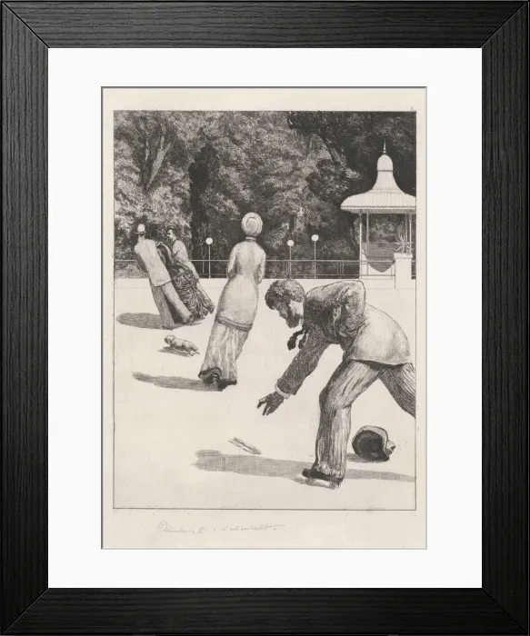 Framed Print : Action (Handlung), 1878 / 1880. Creator: Max Klinger Framed Print : Action (Handlung), 1878 / 1880. Creator: Max Klinger