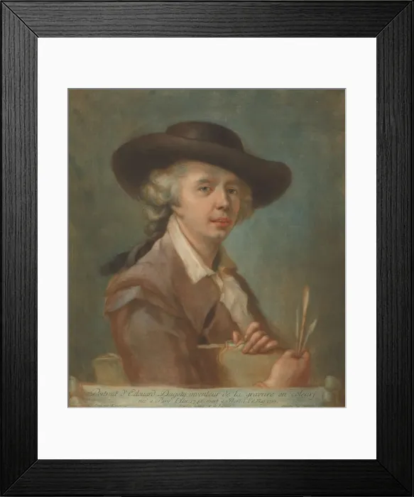 Framed Print : Edouard Gautier d Agoty, c. 1783. Creator: Carlo Lasinio Framed Print : Edouard Gautier d Agoty, c. 1783. Creator: Carlo Lasinio