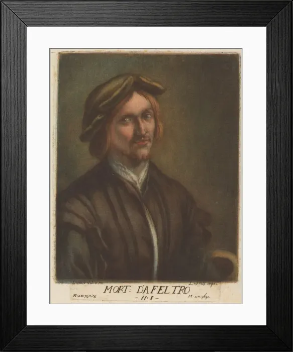 Framed Print : Morto da Feltre, 1789. Creator: Carlo Lasinio Framed Print : Morto da Feltre, 1789. Creator: Carlo Lasinio