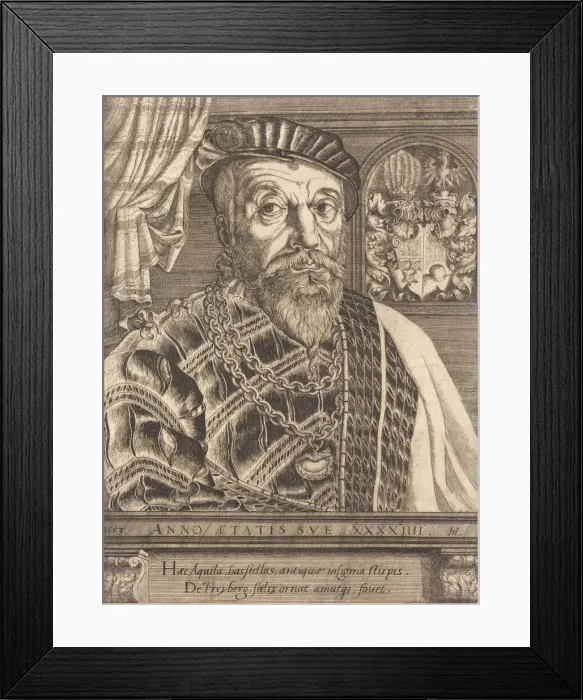 Framed Print : Pancraz von Freyberg Hohenschau, 1553. Creator: Hans Sebald Lautensack Framed Print : Pancraz von Freyberg Hohenschau, 1553. Creator: Hans Sebald Lautensack