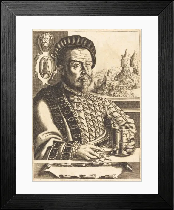 Framed Print : Ulrich Schwaiger (?), 1554. Creator: Hans Sebald Lautensack Framed Print : Ulrich Schwaiger (?), 1554. Creator: Hans Sebald Lautensack