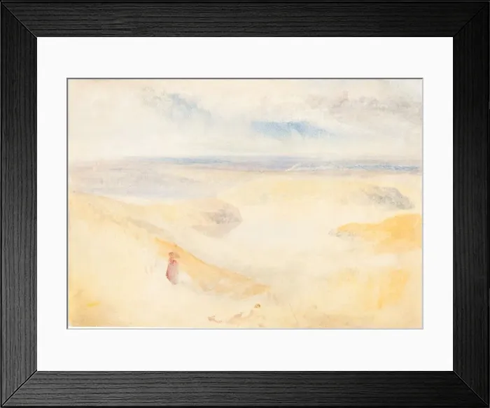 Framed Print : A Yorkshire River, c. 1827. Creator: JMW Turner Framed Print : A Yorkshire River, c. 1827. Creator: JMW Turner