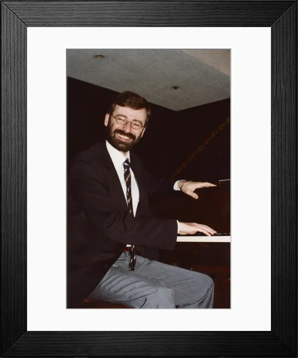 Framed Print : Rossano Sportiello, Jazz Party, Norwich 2007. Creator: Brian Foskett Framed Print : Rossano Sportiello, Jazz Party, Norwich 2007. Creator: Brian Foskett