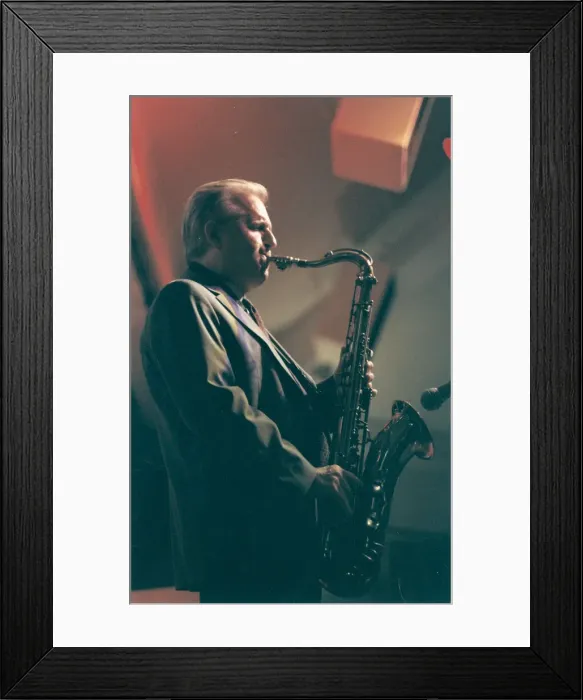 Framed Print : Scott Hamilton, Jazz Party, Norwich, 2007. Creator: Brian Foskett Framed Print : Scott Hamilton, Jazz Party, Norwich, 2007. Creator: Brian Foskett