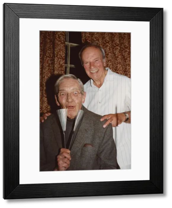 Framed Print : Denis Lotis and Jack Parnell, Jazz Party, Norwich, 2007. Creator: Brian Foskett Framed Print : Denis Lotis and Jack Parnell, Jazz Party, Norwich, 2007. Creator: Brian Foskett