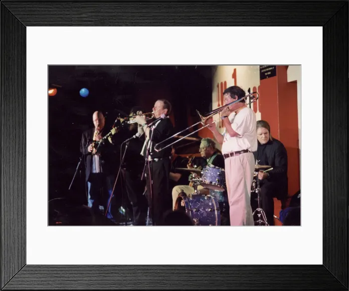 Framed Print : Digby Fairweather All Stars, NJA Benefit, 100 Club Oxford Street, London, 2008 Framed Print : Digby Fairweather All Stars, NJA Benefit, 100 Club Oxford Street, London, 2008