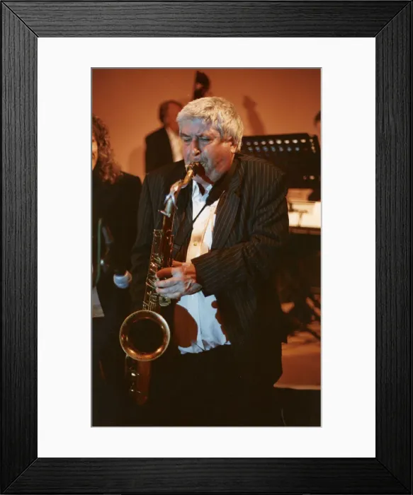 Framed Print : Tony Coe, All Star Crescendo Swing Band, Bournemouth 2007. Creator: Brian Foskett Framed Print : Tony Coe, All Star Crescendo Swing Band, Bournemouth 2007. Creator: Brian Foskett