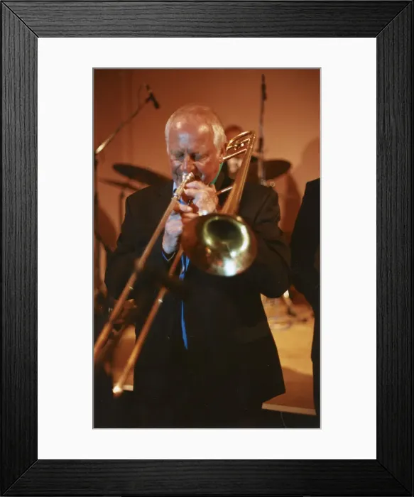 Framed Print : Roy Williams, All Star Crescendo Swing Band, Bournemouth, 2007. Creator: Brian Foskett Framed Print : Roy Williams, All Star Crescendo Swing Band, Bournemouth, 2007. Creator: Brian Foskett