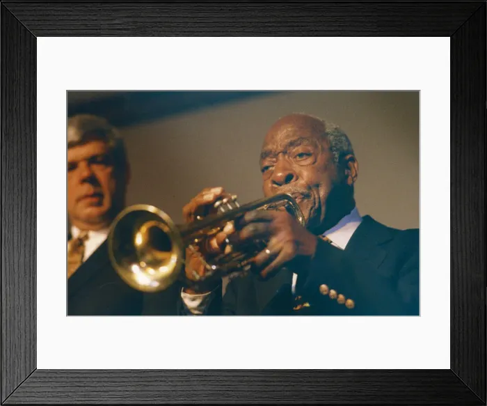 Framed Print : Joe Wilder and Randy Sandke, Swinging Jazz Party, Blackpool, 2005. Creator: Brian Foskett Framed Print : Joe Wilder and Randy Sandke, Swinging Jazz Party, Blackpool, 2005. Creator: Brian Foskett