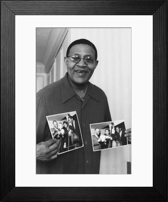 Framed Print : Bob Cranshaw, Swinging Jazz Party, Blackpool, 2005. Creator: Brian Foskett
