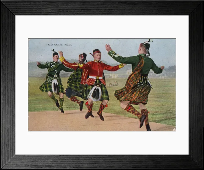 Framed Print : Foursome Reel, 1934. Creator: Unknown Framed Print : Foursome Reel, 1934. Creator: Unknown