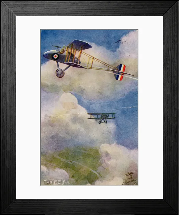 Framed Print : In the Air'- the FE 8, 1932. Creator: G. T. Clarkson Framed Print : In the Air'- the FE 8, 1932. Creator: G. T. Clarkson