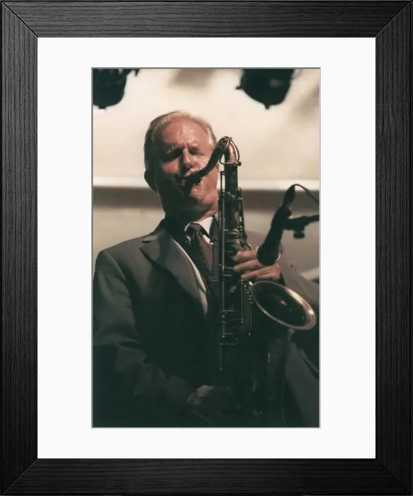 Framed Print : Scott Hamilton, Jazz Party, Norwich, 2007. Creator: Brian Foskett Framed Print : Scott Hamilton, Jazz Party, Norwich, 2007. Creator: Brian Foskett