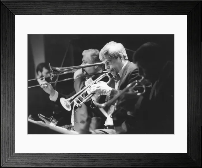 Framed Print : Randy Sandke, Norwich Jazz Party, 2008. Creator: Brian Foskett Framed Print : Randy Sandke, Norwich Jazz Party, 2008. Creator: Brian Foskett