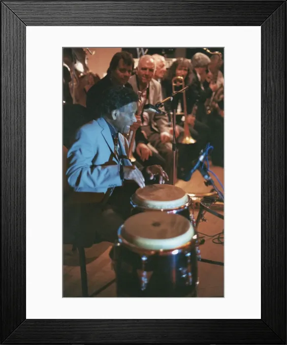 Framed Print : Frank Holder, All Star Crescendo Swing Band, Bournemouth 2007. Creator: Brian Foskett Framed Print : Frank Holder, All Star Crescendo Swing Band, Bournemouth 2007. Creator: Brian Foskett