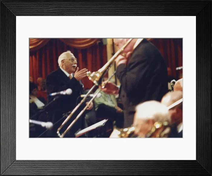 Framed Print : Stan Reynolds Big Band, New Milton, 2008. Creator: Brian Foskett Framed Print : Stan Reynolds Big Band, New Milton, 2008. Creator: Brian Foskett