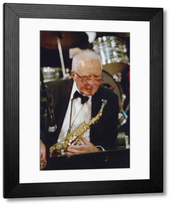 Framed Print : Roy Wiillox, Stan Reynolds Big Band, New Milton, 2008. Creator: Brian Foskett Framed Print : Roy Wiillox, Stan Reynolds Big Band, New Milton, 2008. Creator: Brian Foskett