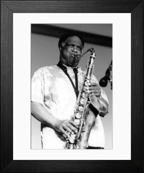 Framed Print : Houston Person, Swinging Jazz Party, Blackpool, 2005. Creator: Brian Foskett Framed Print : Houston Person, Swinging Jazz Party, Blackpool, 2005. Creator: Brian Foskett
