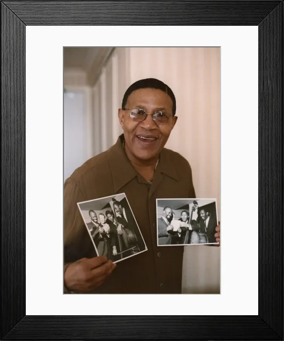 Framed Print : Bob Cranshaw, Swinging Jazz Party, Blackpool, 2005. Creator: Brian Foskett Framed Print : Bob Cranshaw, Swinging Jazz Party, Blackpool, 2005. Creator: Brian Foskett