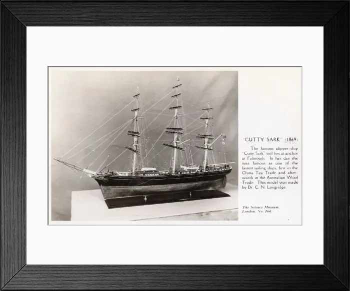 Framed Print : Cutty Sark, 1930s. Creator: Unknown Framed Print : Cutty Sark, 1930s. Creator: Unknown