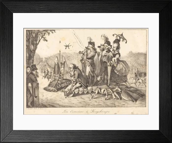 Framed Print : Les Ecrevisses aLongchamps, 1822. Creators: Eugene Delacroix Framed Print : Les Ecrevisses aLongchamps, 1822. Creators: Eugene Delacroix