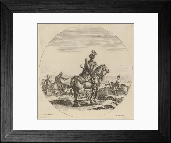 Framed Print : Polish Cavalier. Creator: Stefano della Bella Framed Print : Polish Cavalier. Creator: Stefano della Bella