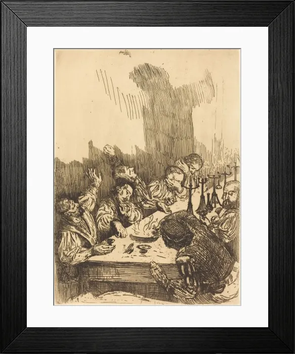 Framed Print : Shadow (Ombre). Creator: Alphonse Legros Framed Print : Shadow (Ombre). Creator: Alphonse Legros