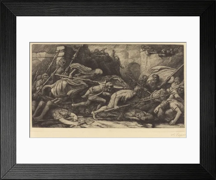 Framed Print : The Triumph of Death: Battle (Le triomphe de la mort: Le combat) Framed Print : The Triumph of Death: Battle (Le triomphe de la mort: Le combat)