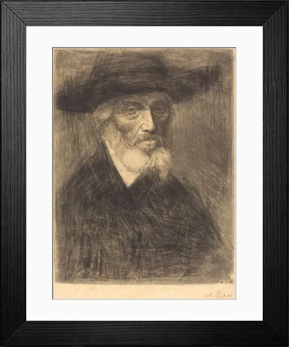 Framed Print : Thomas Carlyle. Creator: Alphonse Legros Framed Print : Thomas Carlyle. Creator: Alphonse Legros