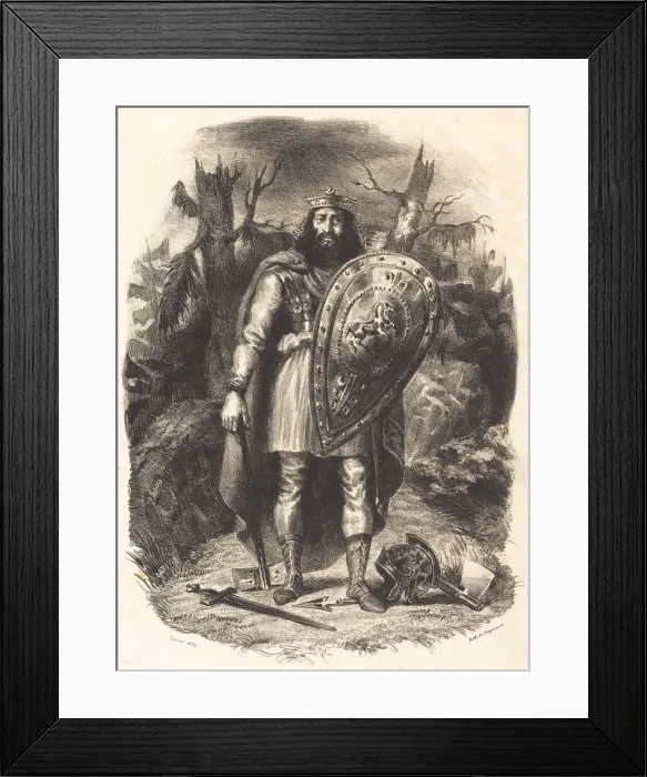 Framed Print : Vercingetorix, 1829. Creator: Eugene Delacroix Framed Print : Vercingetorix, 1829. Creator: Eugene Delacroix