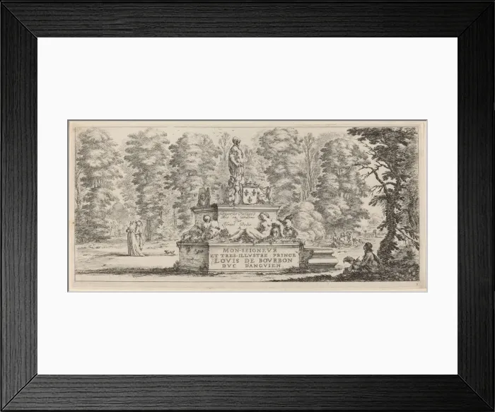 Framed Print : Title Page for Divers paysages, in or before 1647 Framed Print : Title Page for Divers paysages, in or before 1647